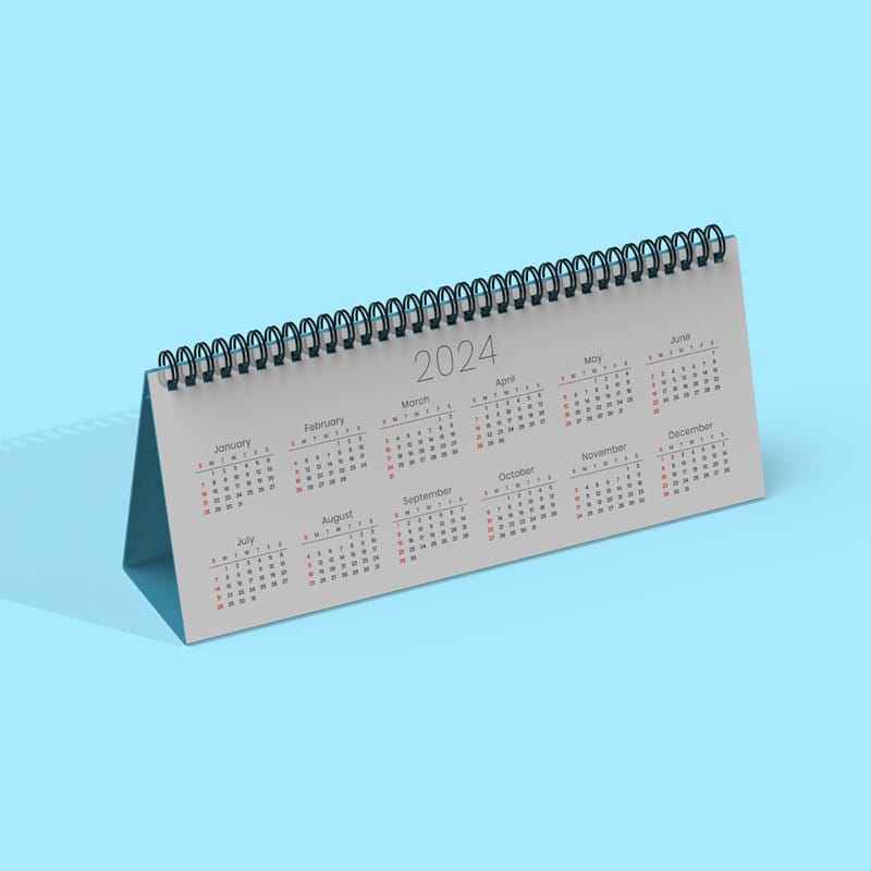 Calendar Mockup PSD