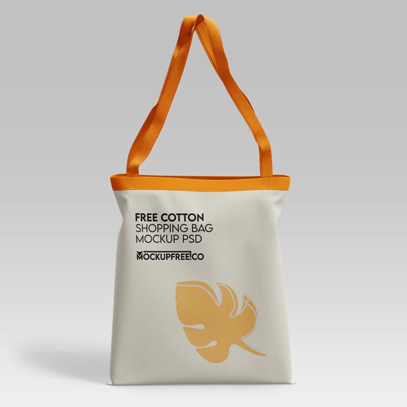 Cotton Shopping Bag Mockup PSD