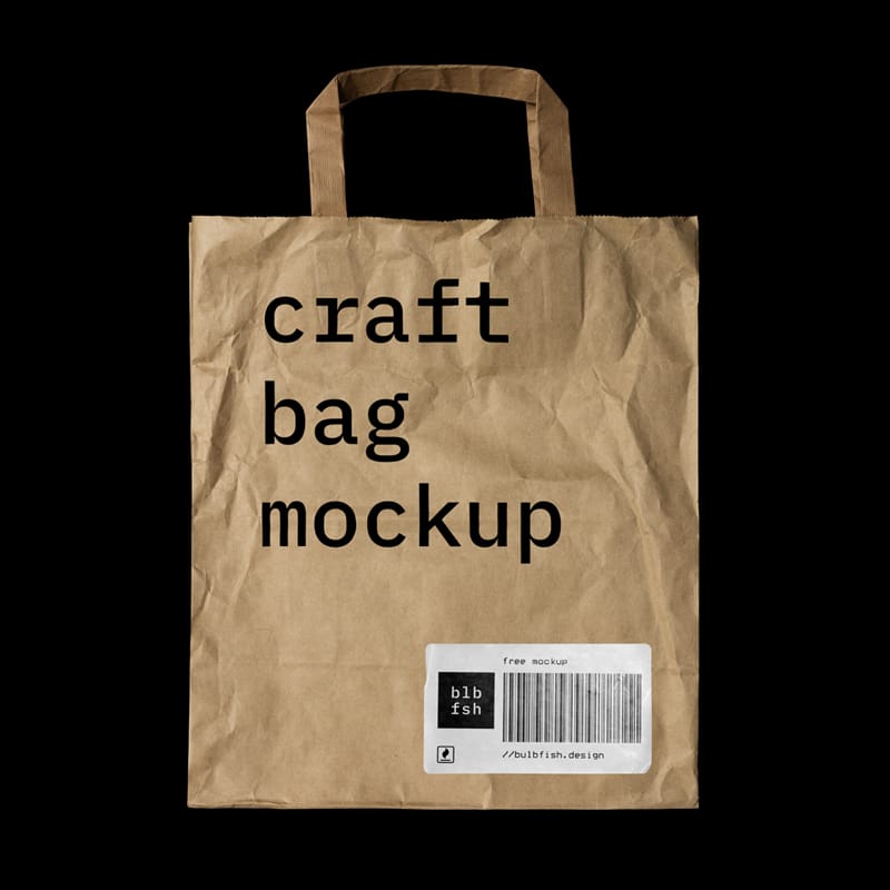 Craft Bag Mockup PSD