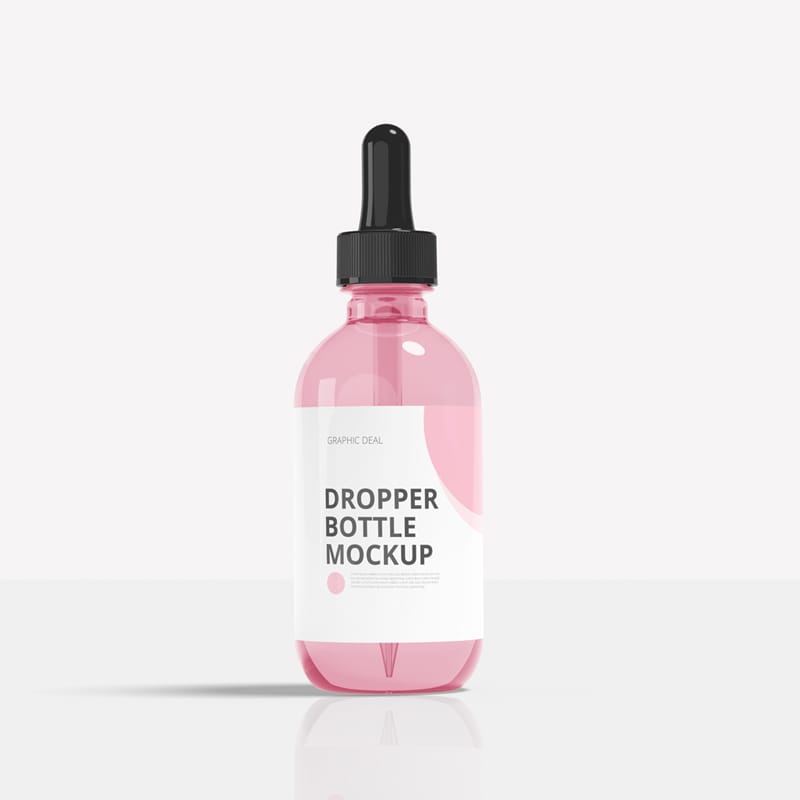 Dropper Bottle Mockup PSD