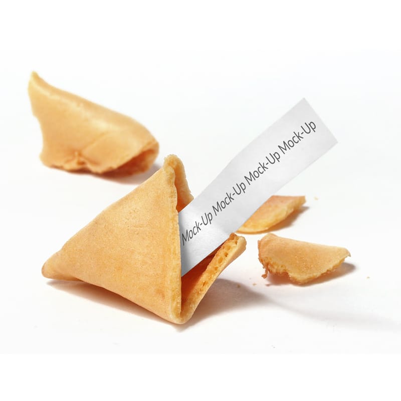 Fortune Cookie Mockup PSD