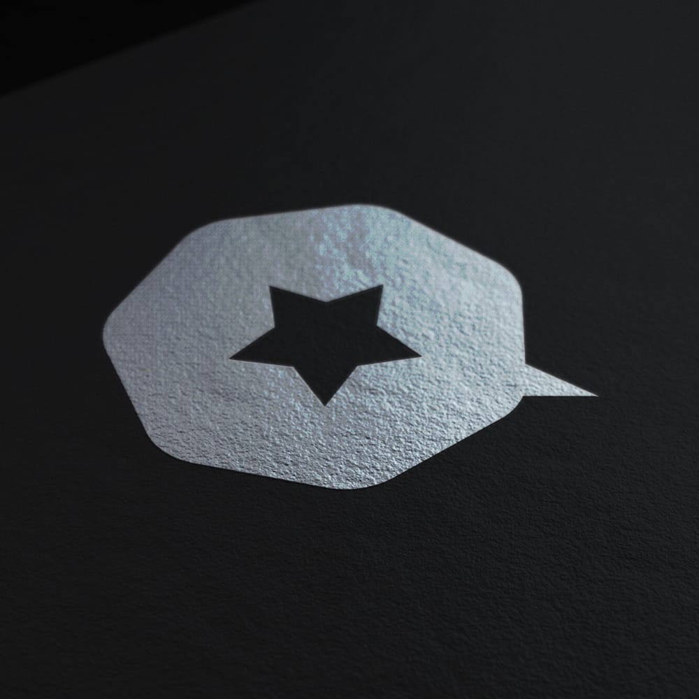 Free Black Logo Mockup PSD