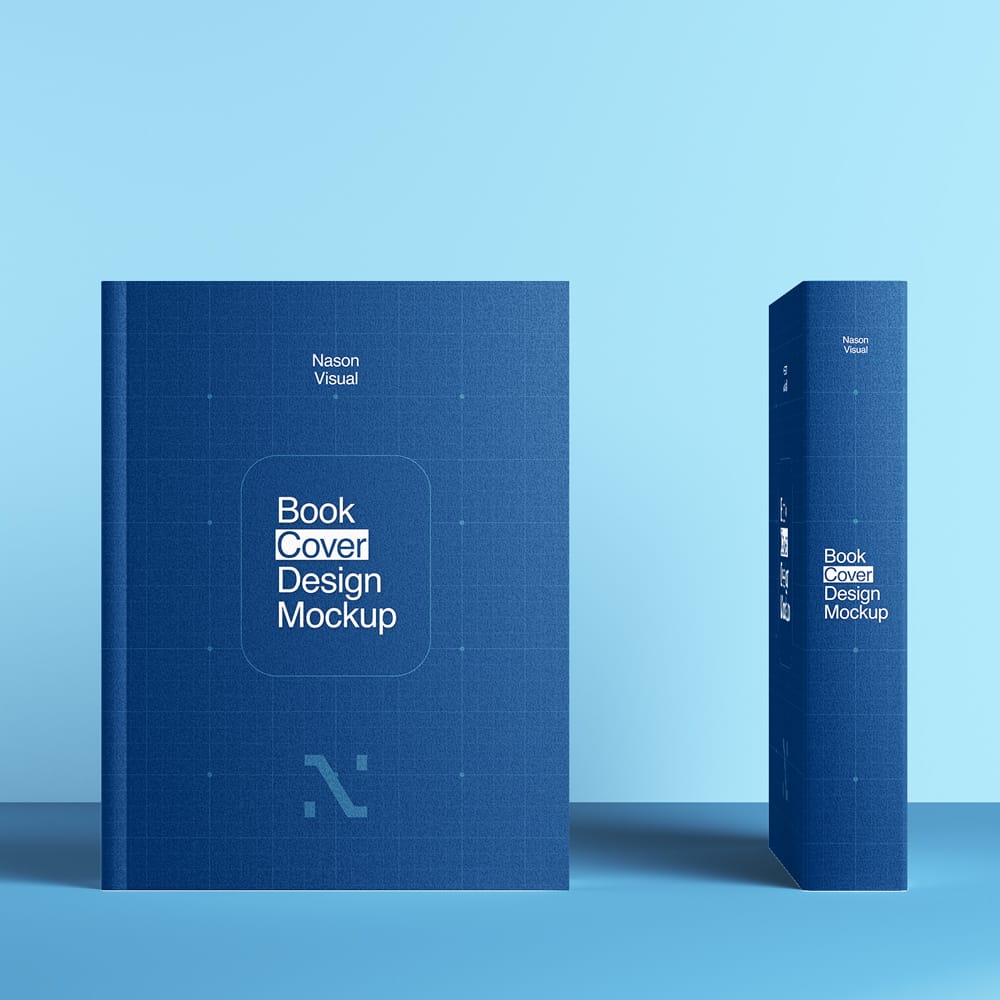 Free Book Cover Design Mockup PSD