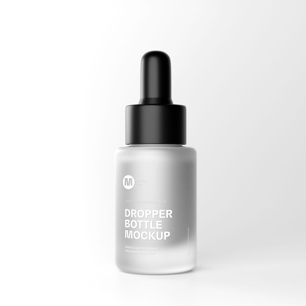 Free Cosmetics Dropper Bottle PSD