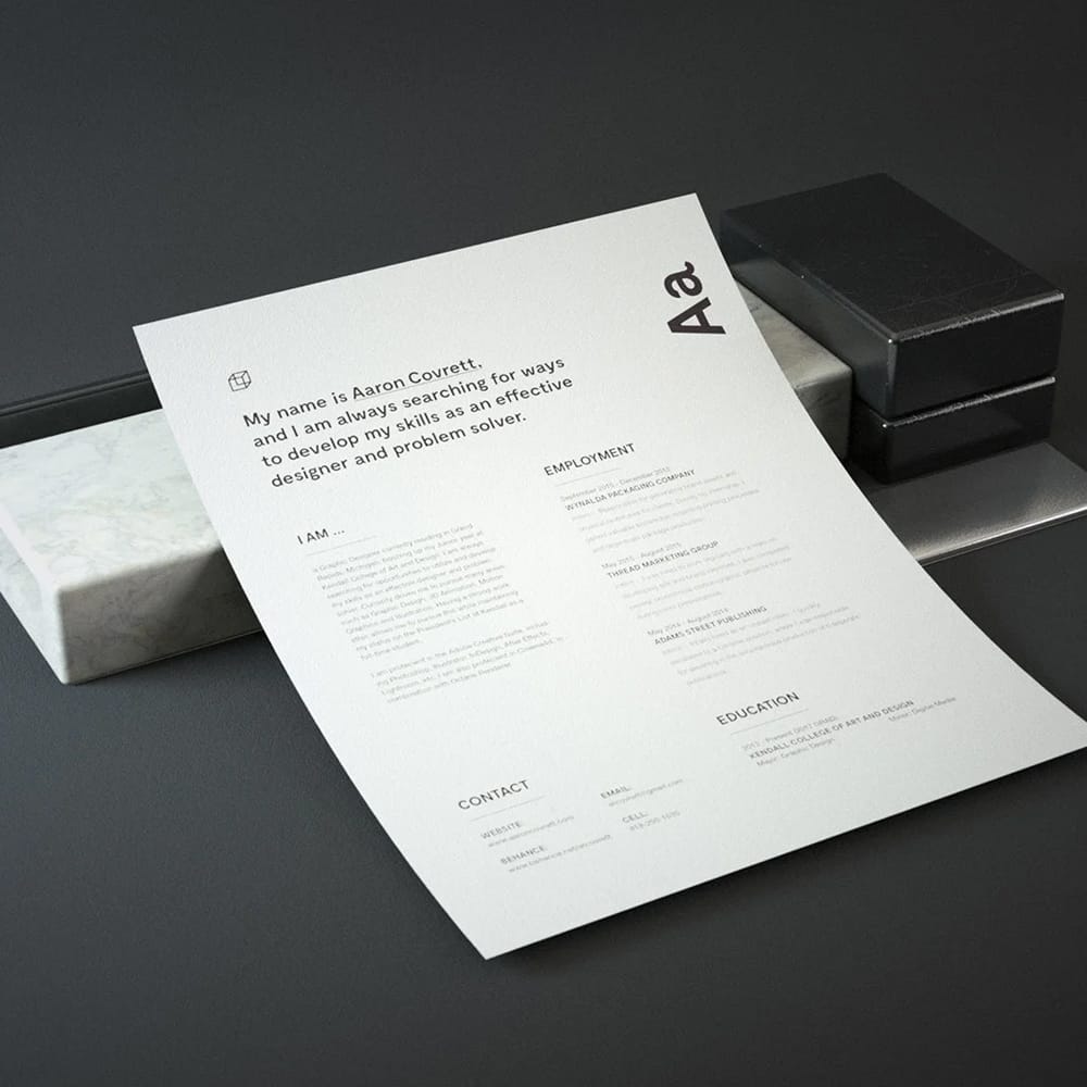 Free Granite Stationery Mockup PSD