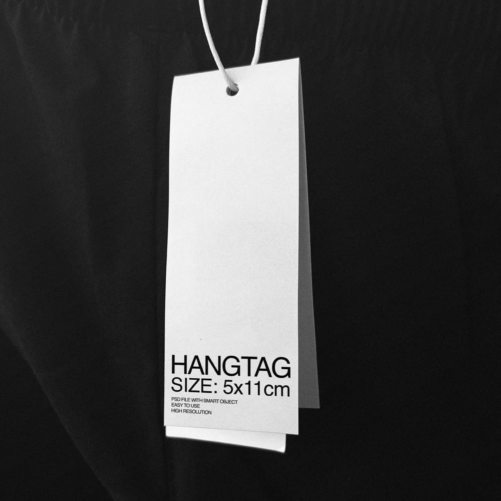 Free Hang Tag Mockup PSD