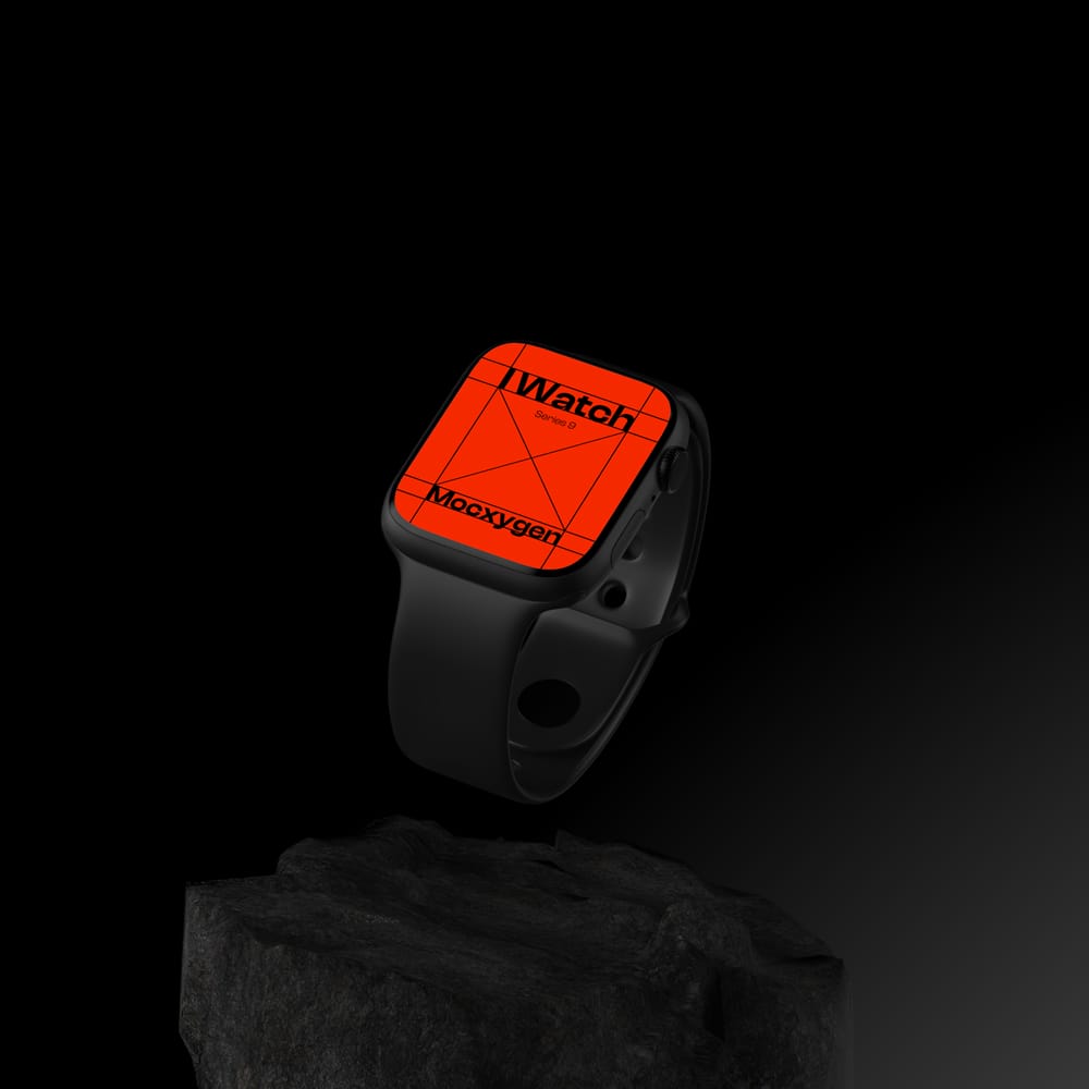 Free I Watch Mockup PSD