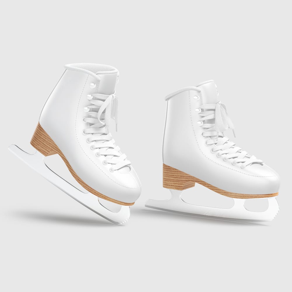 Free Ice Skates Mockup Template PSD