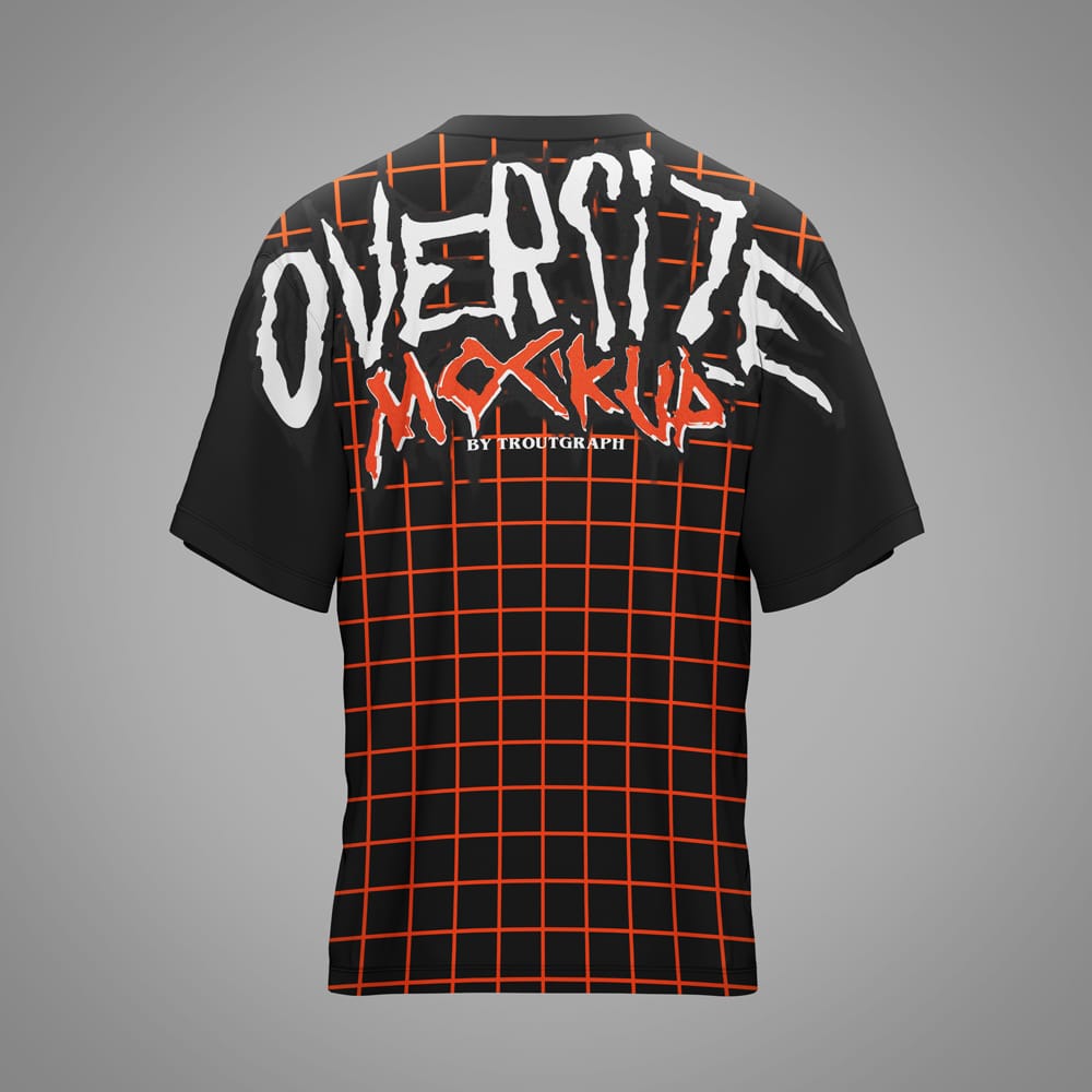 Free Oversize Tee Mockups PSD