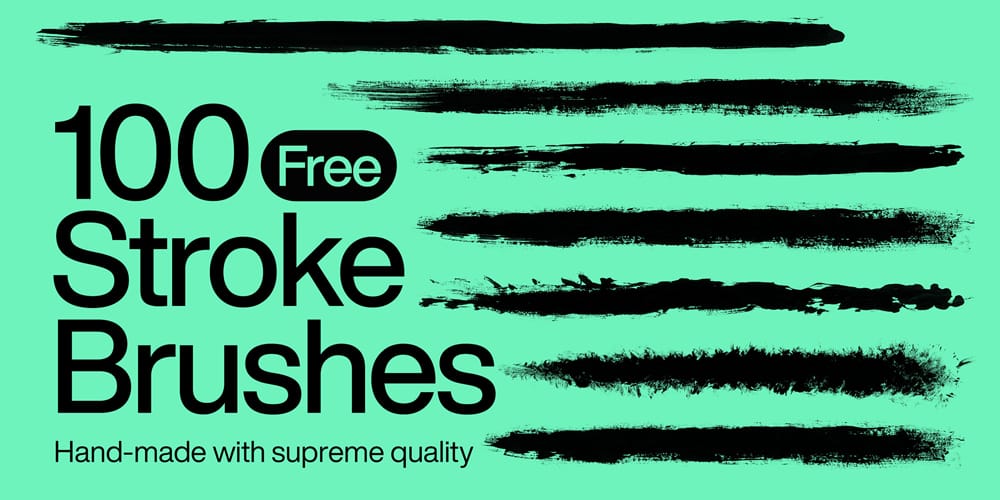 Free Paint Stroke Brushes
