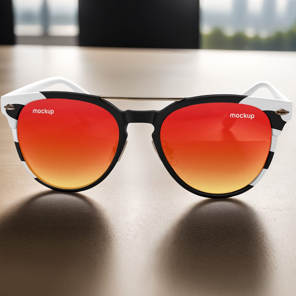 Free Polarized Sunglasses Mockup PSD