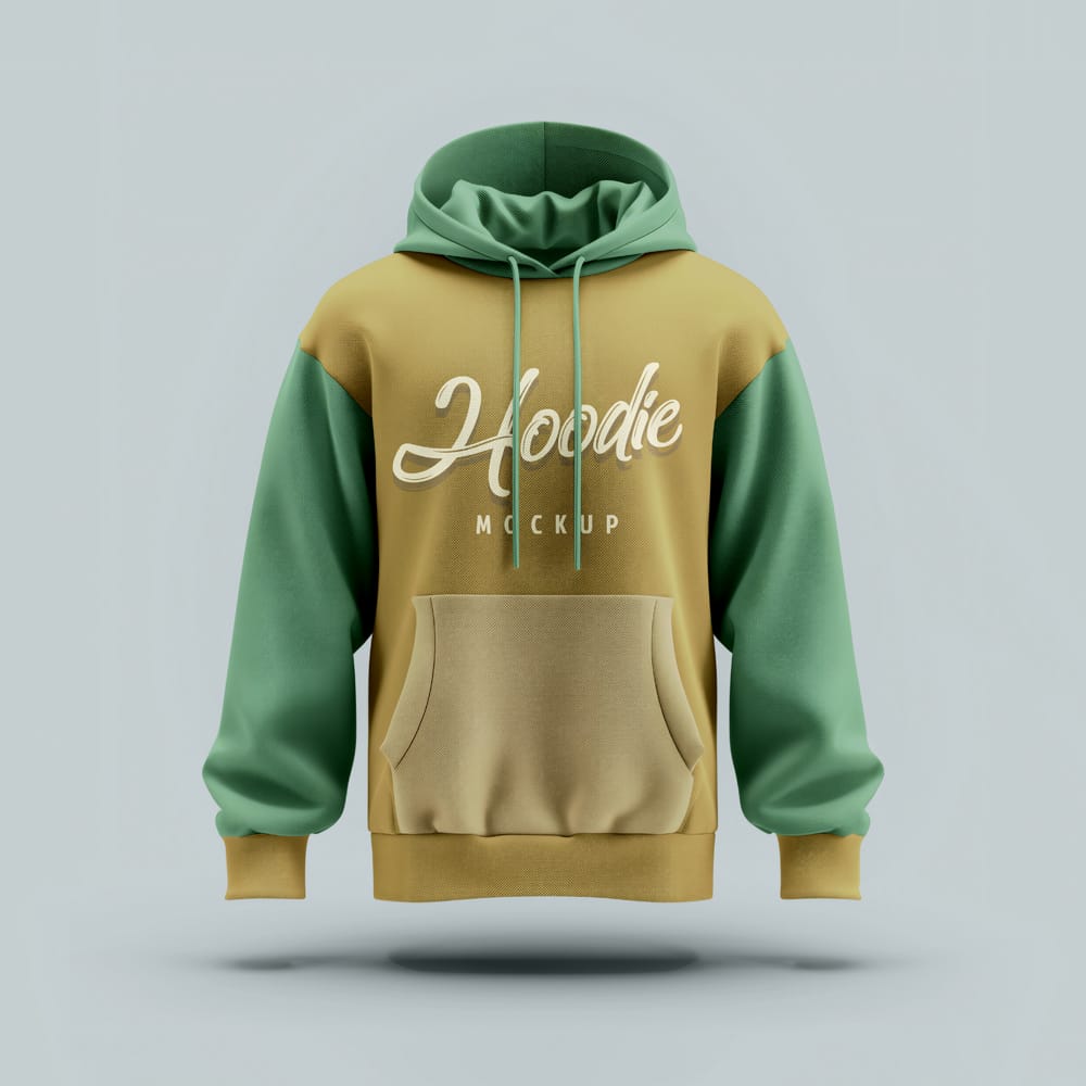 Free UHD Hoodie Shirt Mockup PSD