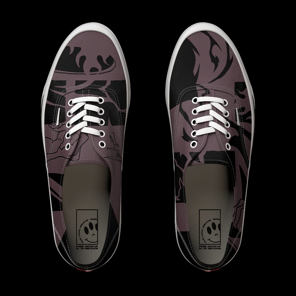 Free Vans Authentic Mockup PSD