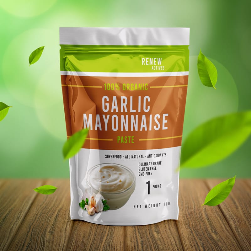 Glossy Standing Pouch Mockup PSD