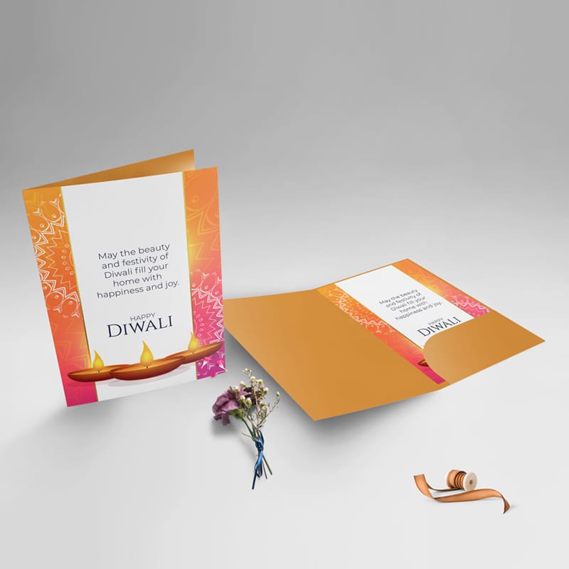 Greeting Card Mockup Template PSD