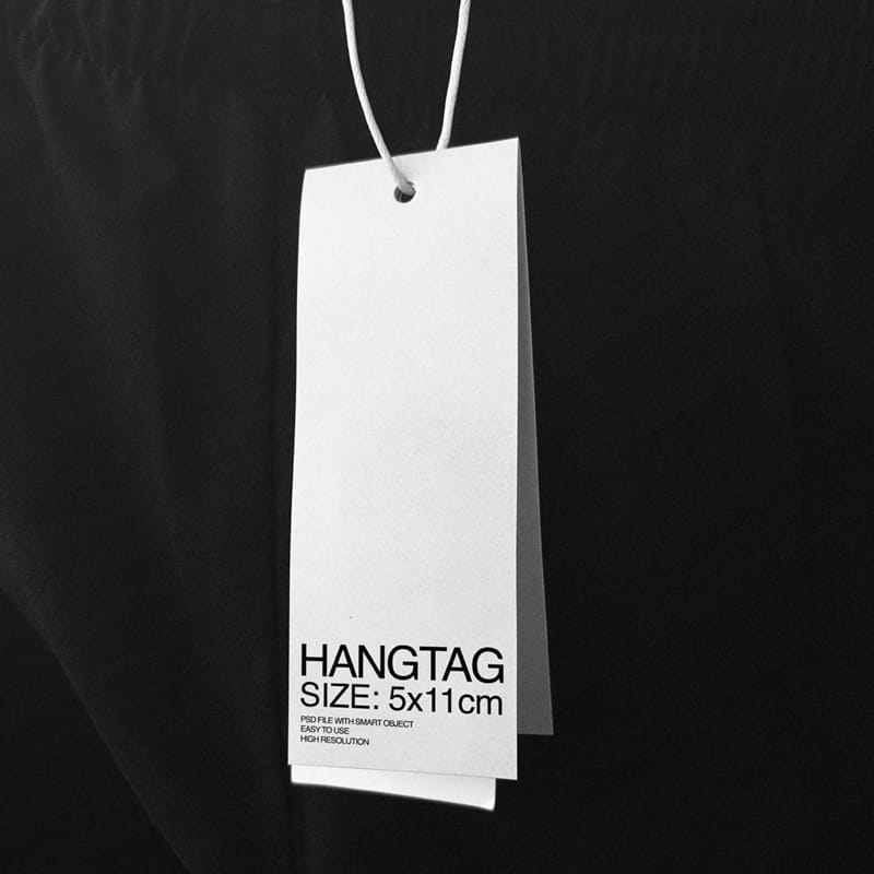 Hang Tag Mockup PSD