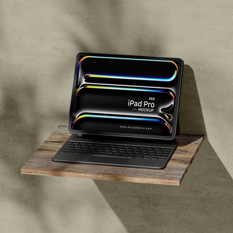 M4 iPad Pro 2024 Mockup PSD
