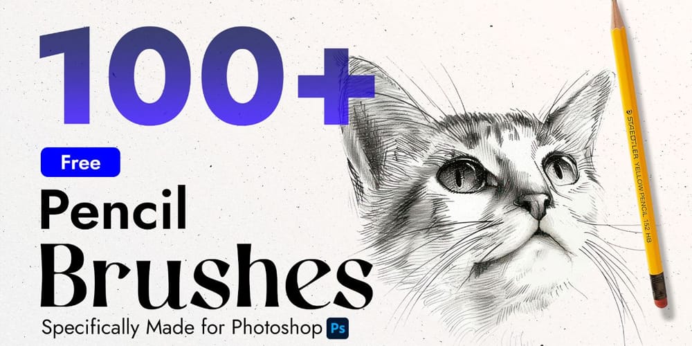 Pencil Brushes for Photoshop