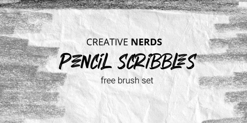 Pencil Scribbles Photoshop Brushes