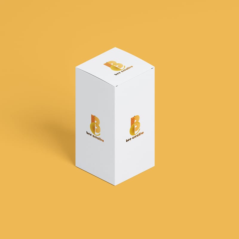 Pill Box Folder Mockup PSD