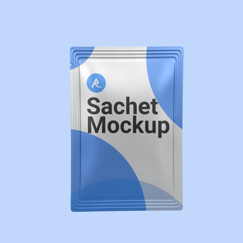 Pouch Sachet Mockup PSD