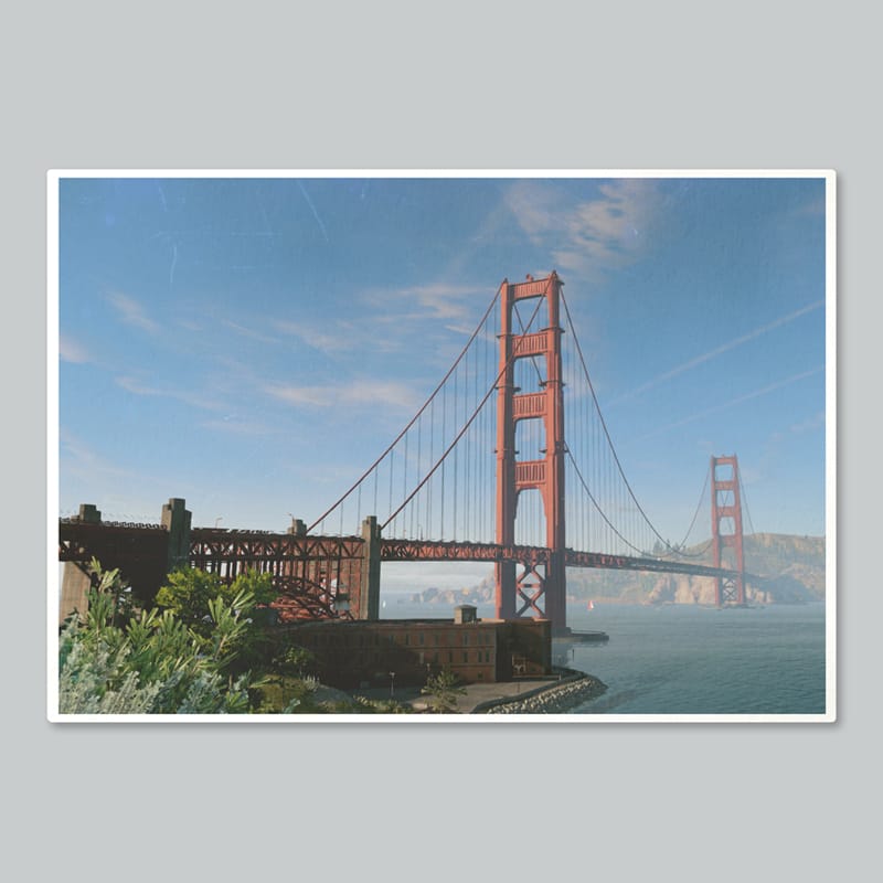 Realistic Postcard Mockup Template PSD