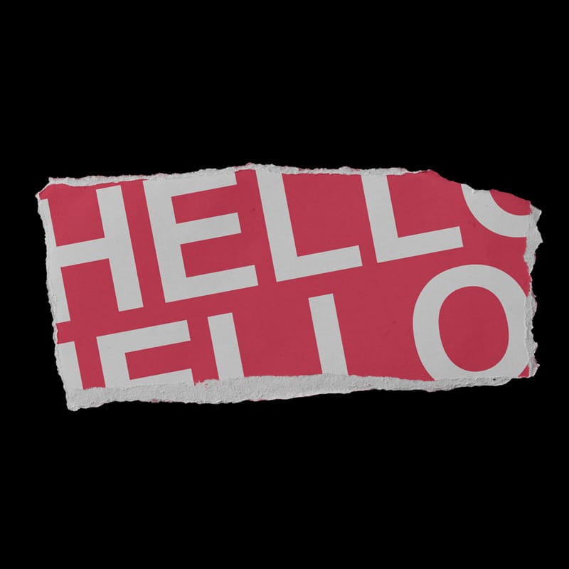 Ripped Paper Mockup PSD