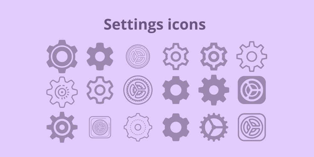 Settings Icons