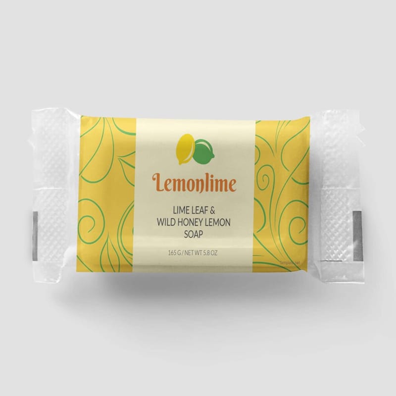 Soap Poly Pouch Label Mockup PSD