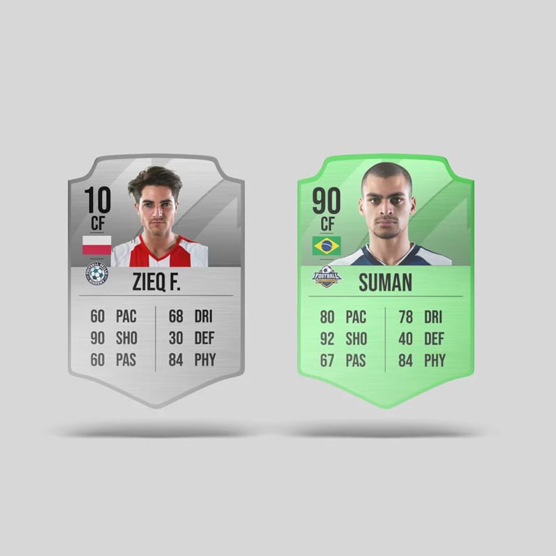 Soccer Rated Badge Mockup PSD