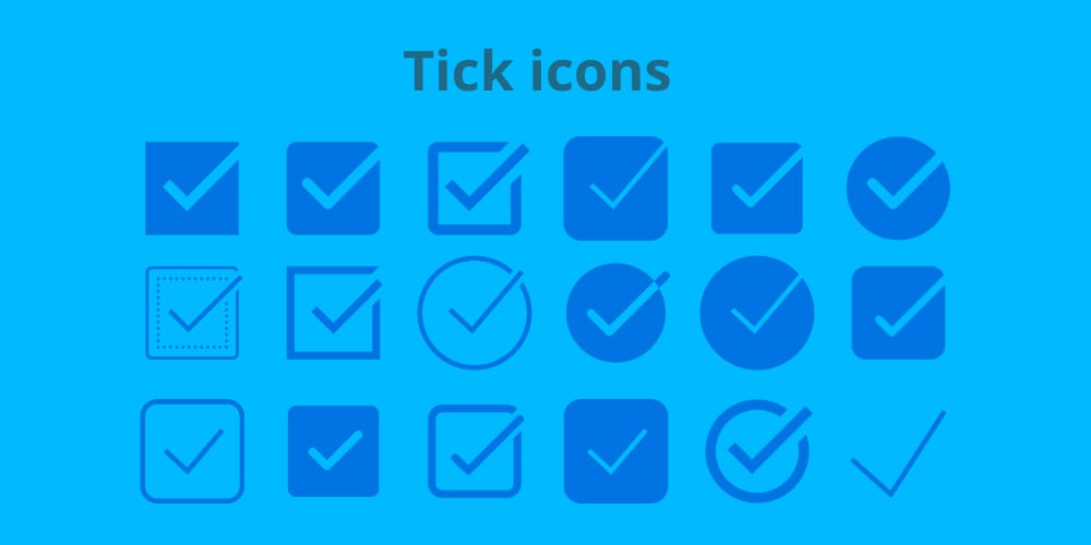 Tick Icons from Icons8