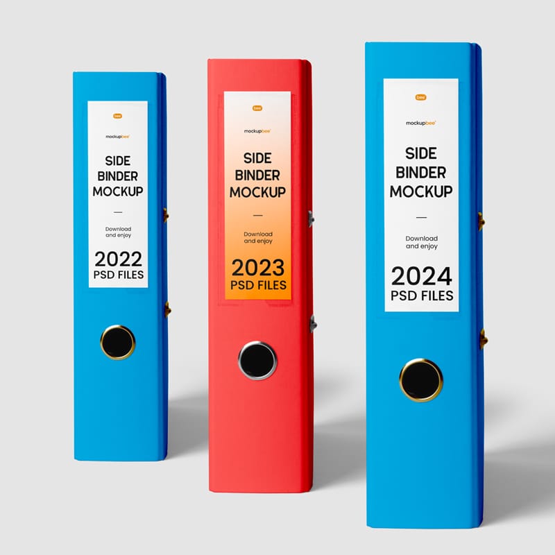 Triple Binder Mockups