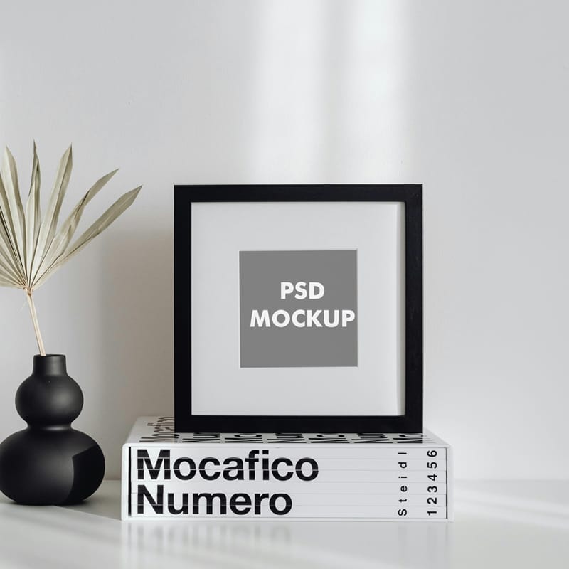 Wall Photo Frame Mockups PSD