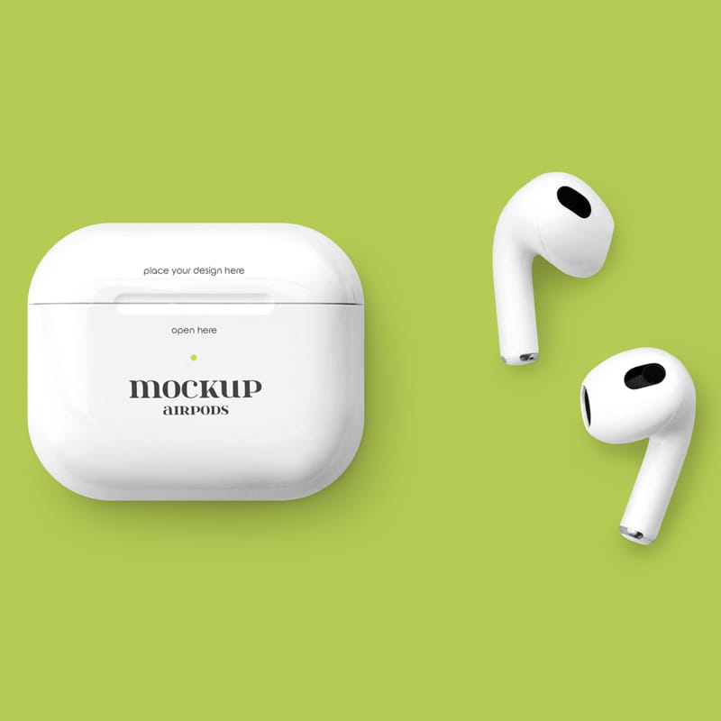 AirPods 3 Mockup PSD