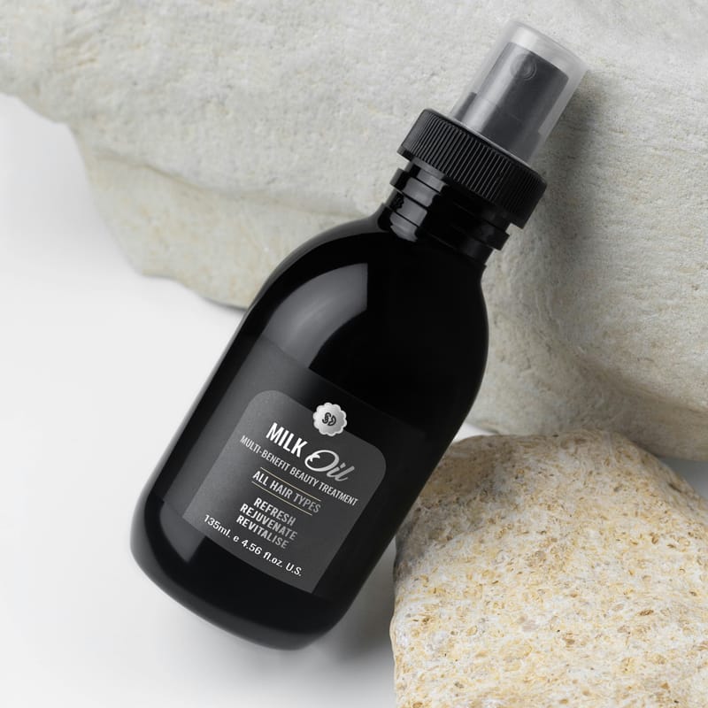 Black Spray Bottle Mockup PSD