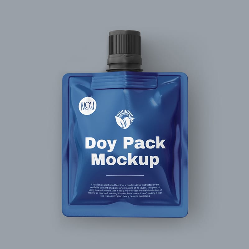 Doy Pouch Packaging Mockup PSD