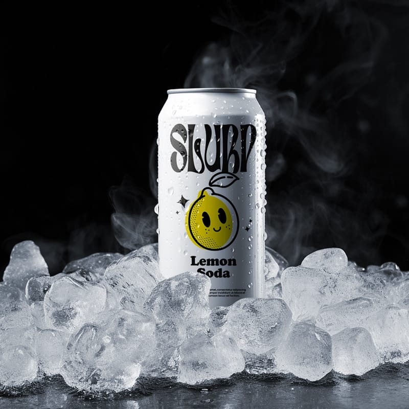 Editable Can Mockup PSD