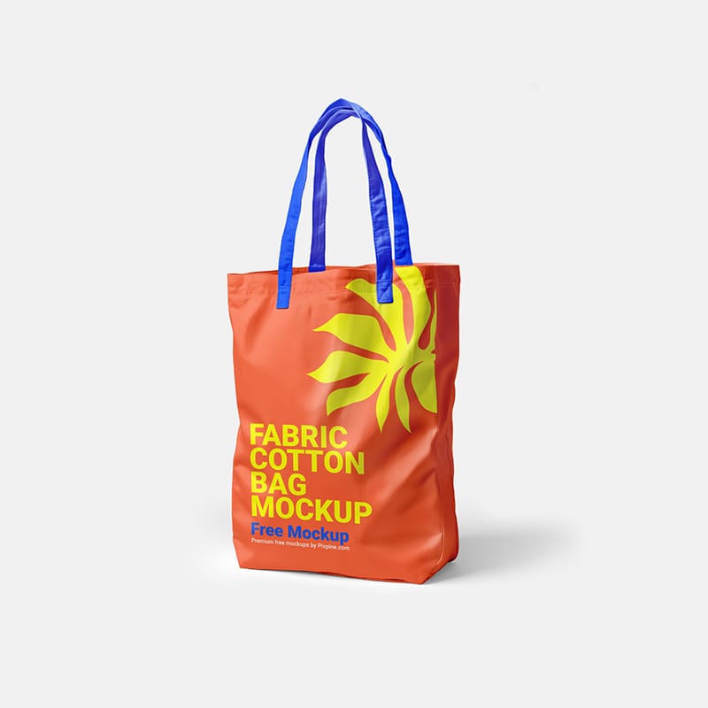 Fabric Cotton Bag Mockup PSD