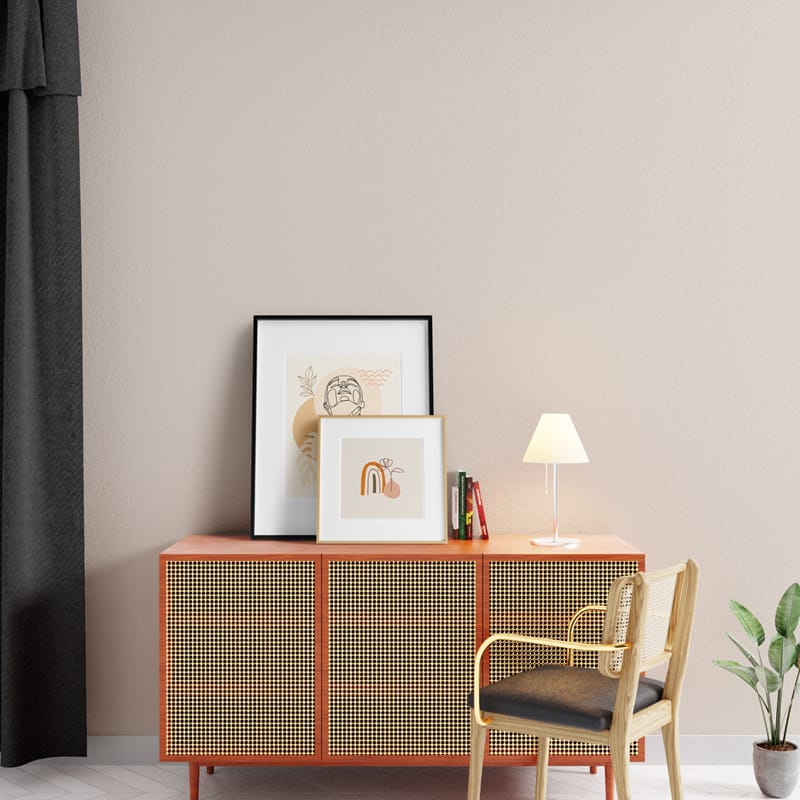 Frames in Living Room Mockup PSD