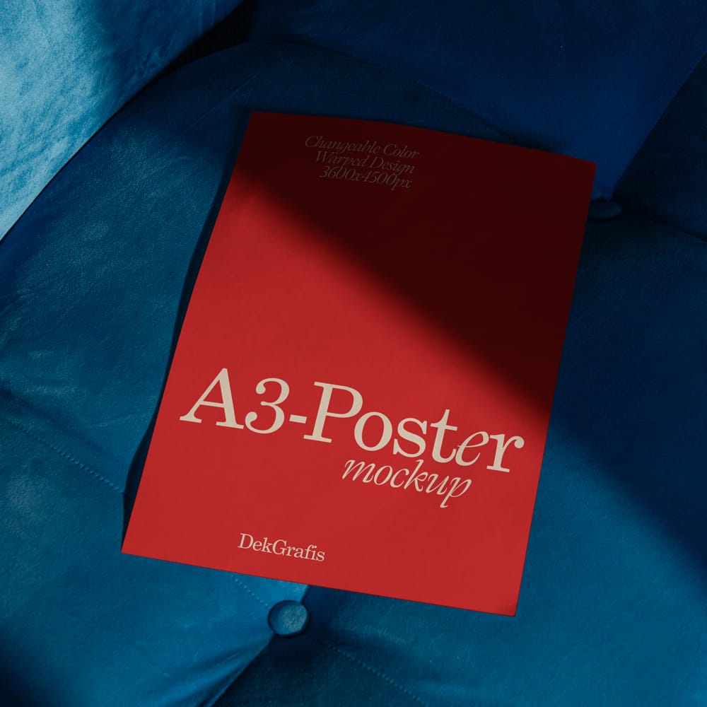 Free A3 Poster Mockups PSD