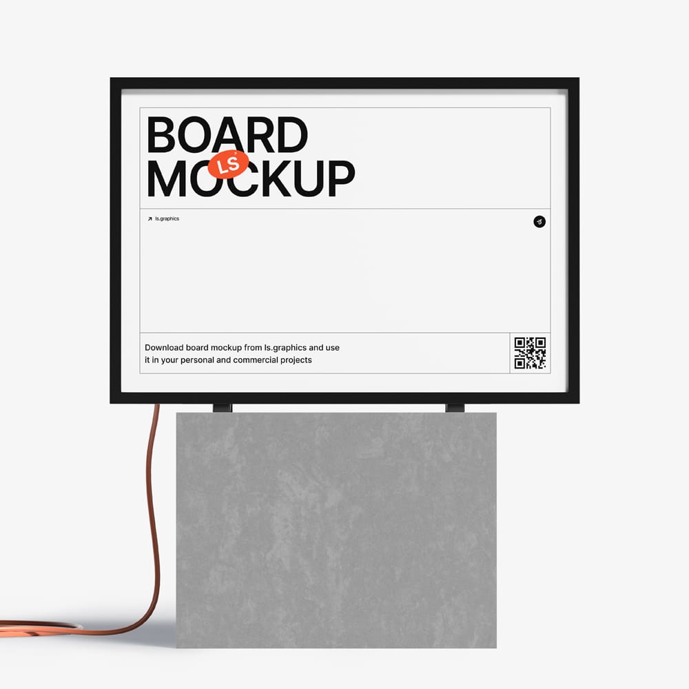 Free Ad Board Mockup PSD