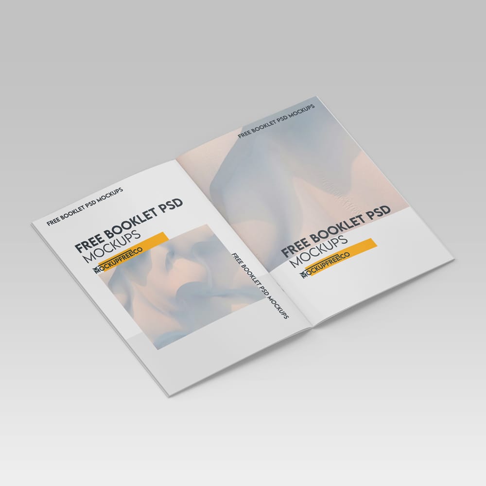 Free Booklet Mockups PSD