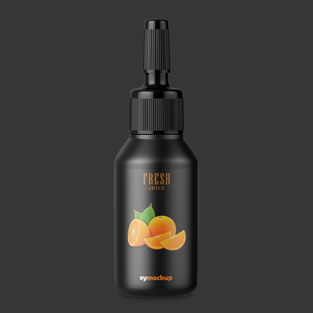 Free Nosal Spray Bottle Mockup PSD