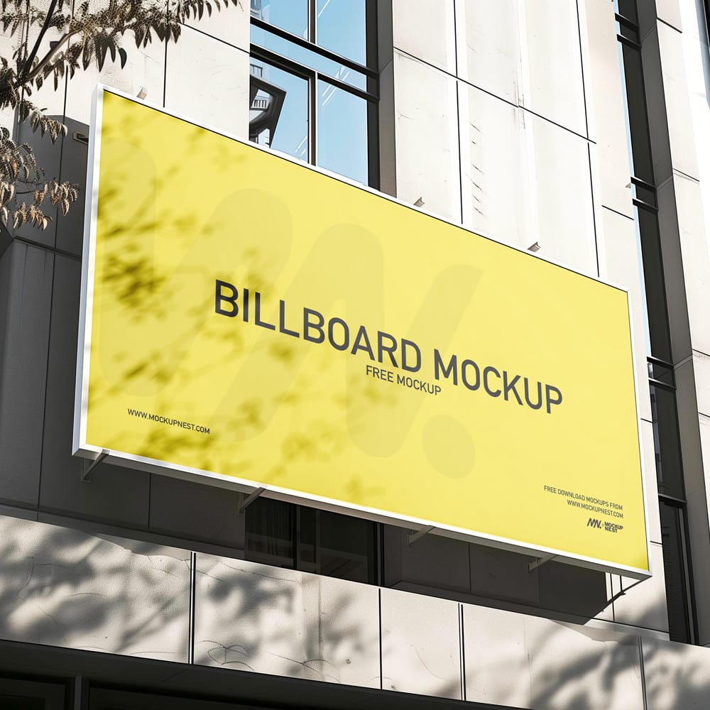 Free Professional Billboard Mockup Template PSD