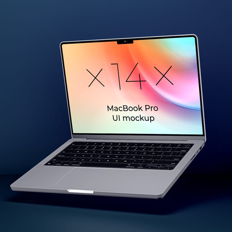 MacBook Pro Laptop Screen Mockup PSD