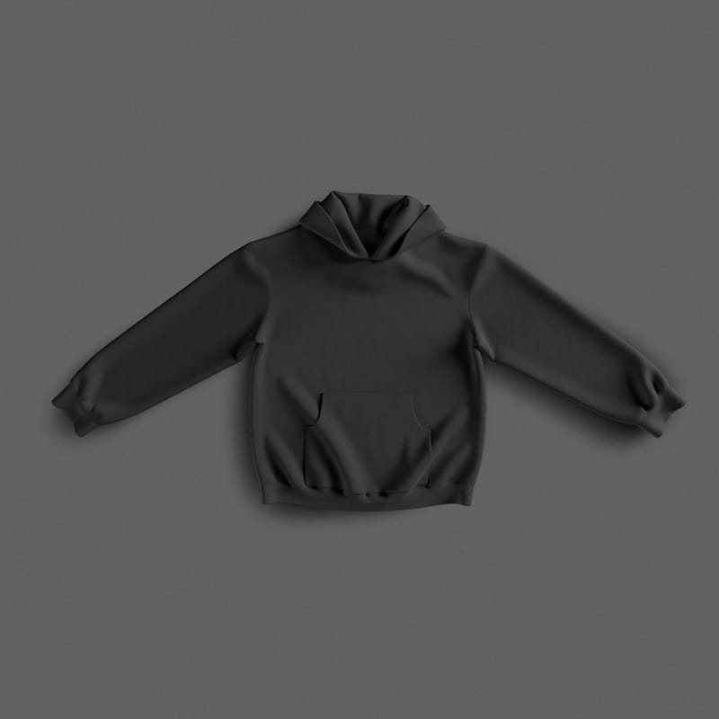 Realistic Hoodie Mockup Design PSD
