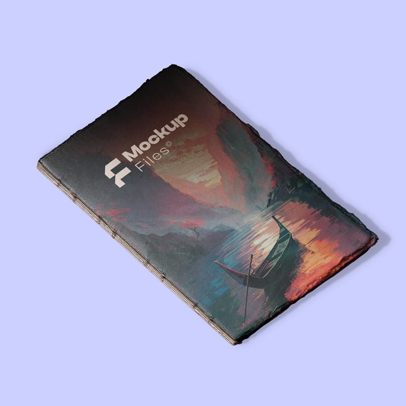 Recycled Book Mockup PSD