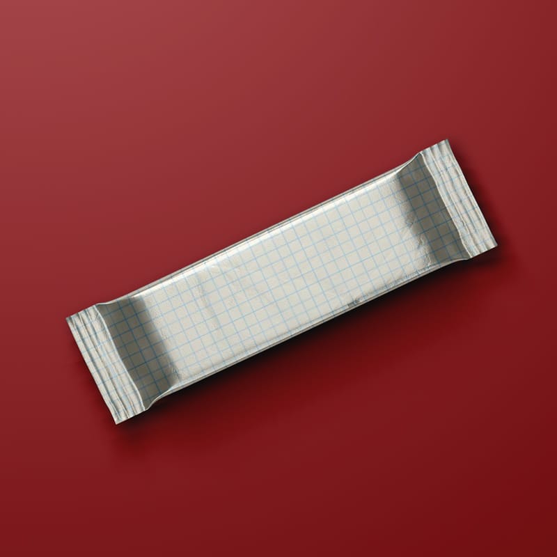 Snack Packaging Mockup Template PSD