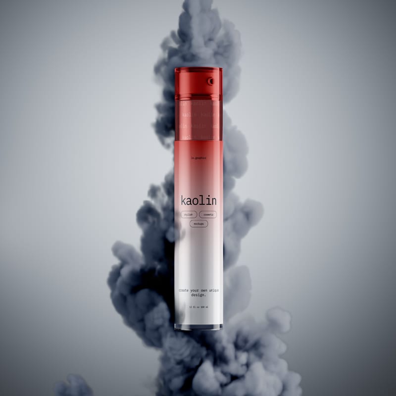 Stylish Cosmetic Tube Mockup PSD