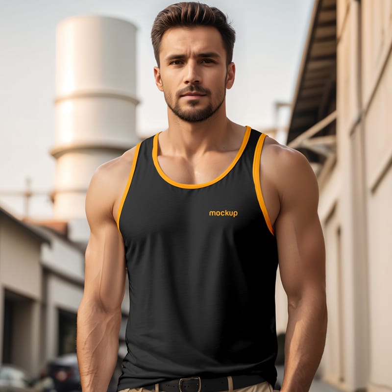 Tank Top Mockup PSD